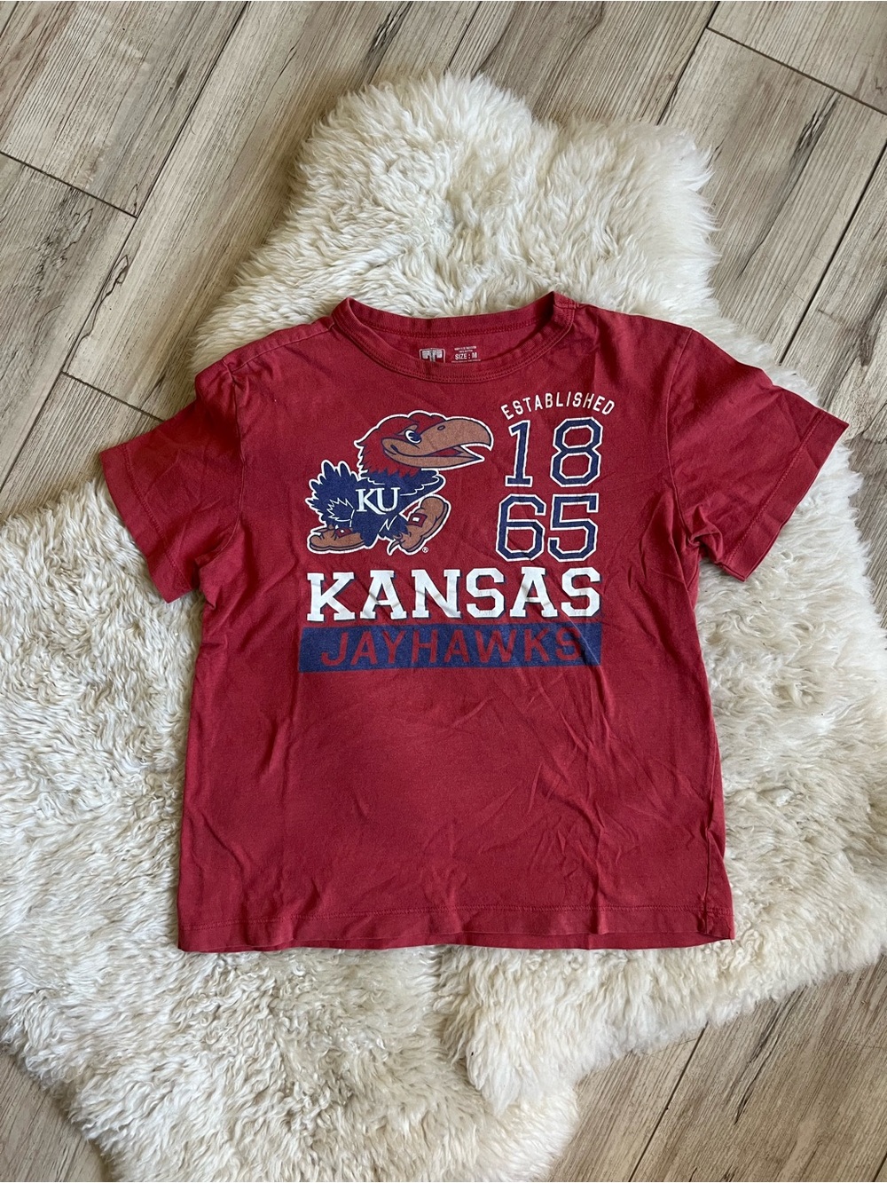 Kansas Jayhawks Red Kids Tee
